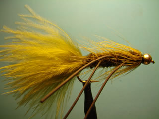 Rubber Bead Head Olive Woolly Bugger (4-6)